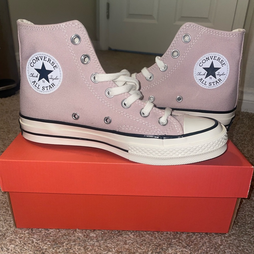 Brand New Mauve Converse High Tops